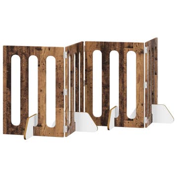 vidaXL Vouwbaar huisdierhek 4 st 201 x 38 x 70 cm, Verzenden