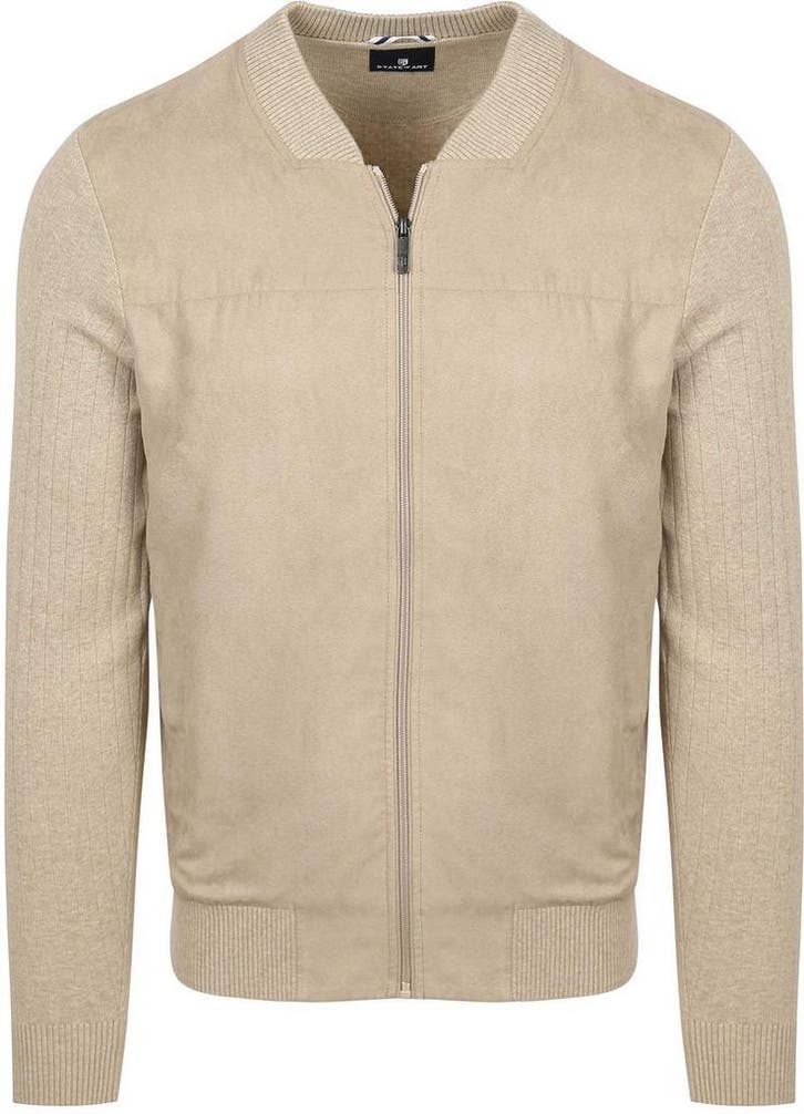 State Of Art Vest Zip Bomber Beige maat Maat 52/54 (L) Heren, Vêtements | Hommes, Pulls & Vestes, Envoi