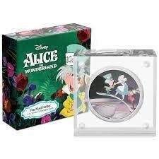 Niue. 2 Dollars 2021 Disney Alice The MAD HATTER 1 oz (.999), Postzegels en Munten
