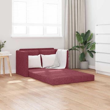 vidaXL Slaapbank vloermodel 2-in-1 112x174x55 cm stof, Verzenden