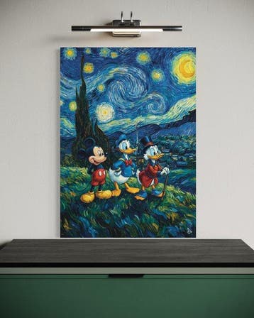 Andrea di Martino (ANDSAL MCMXCI) - Mickey Mouse - Donald
