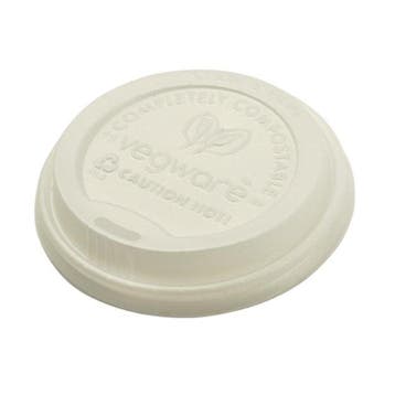 Deksels | Vegware Koffiebekers | Composteerbaar CPLA | 1000, Verzenden, Nieuw in verpakking
