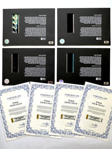 Die Hard – Rare Set of 4 Mounted 35mm Film Cells –, Nieuw