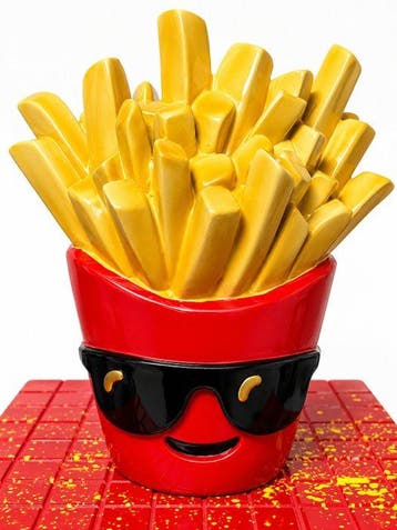 Daluxe Art - 1999 • XL Pop Art Fries Display – 60 cm, Antiquités & Art