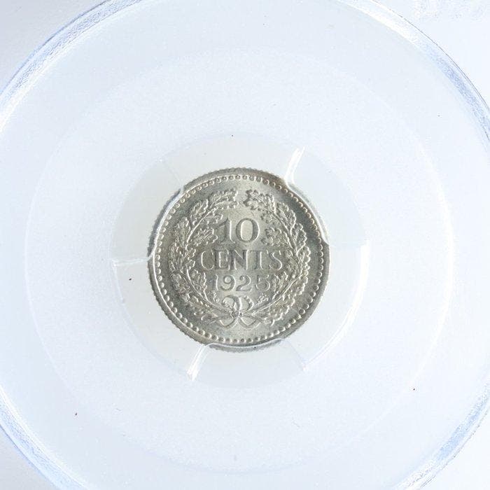 Nederland. Wilhelmina. 10 Cents 1925 (Zonder minimumprijs), Timbres & Monnaies, Monnaies | Pays-Bas
