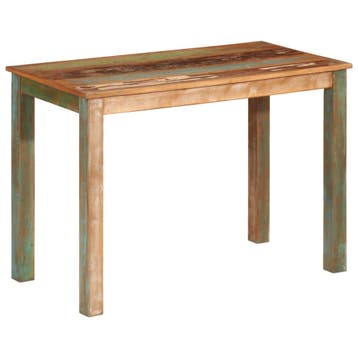 vidaXL Eettafel 110x55x76 cm gerecycled massief mangohout, Verzenden