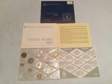 Italië. Lotto 10 Serie Divisionali 1980-1984 - incluso 1980