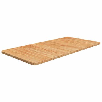 vidaXL Wastafelblad 80x40x1,5cm behandeld massief hout, Huis en Inrichting, Keuken | Keukenelementen, Verzenden, Nieuw