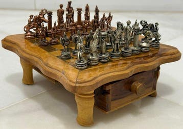 Schaakspel - Ajedrez - Hout