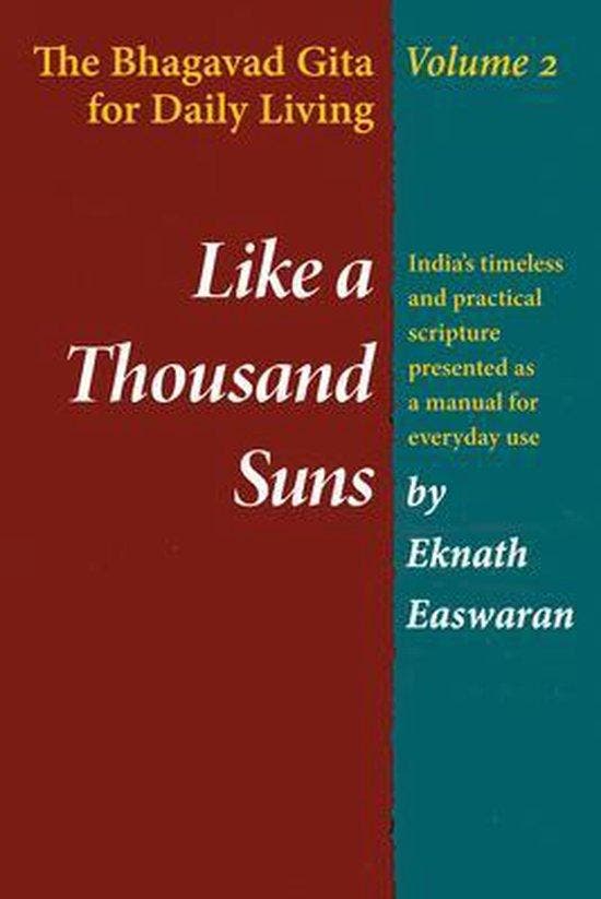 Like a Thousand Suns - Eknath Easwaran - 9780915132188 - Pap, Livres, Ésotérisme & Spiritualité, Envoi
