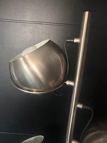 Staande lamp - Staal - Vloerlamp circa 2000