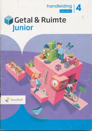 Getal en Ruimte Junior Handleiding blok 4 en 5 groep 4, Verzenden, Nieuw