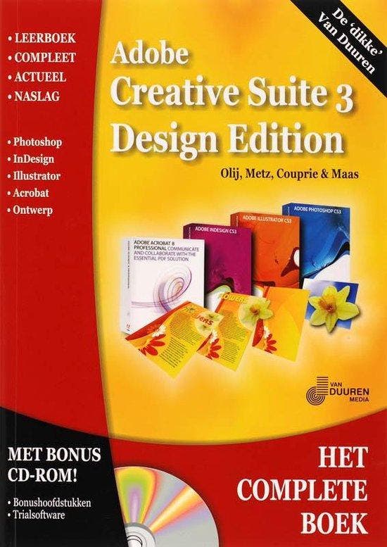 Adobe Creative Suite 3 Design Premium + CD - Olij, Boeken, Informatica en Computer, Verzenden