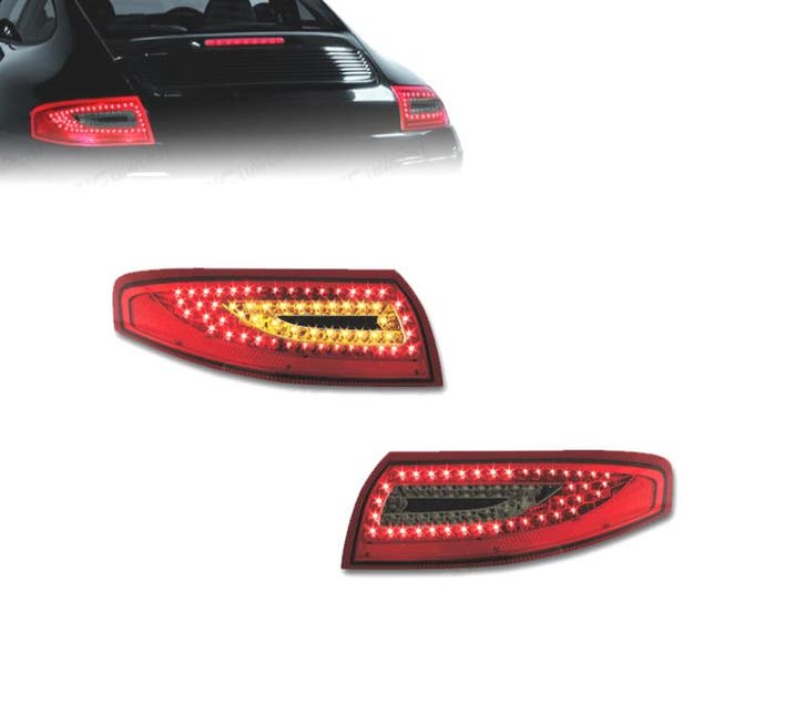 FEUX ARRIÈRE POUR PORSCHE 911 996 LED ROUGE FUMÉ, Autos : Pièces & Accessoires, Éclairage, Envoi