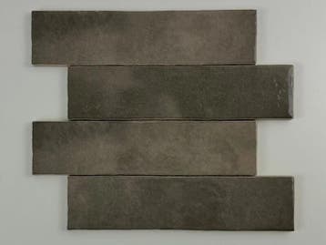 Wandtegel Bruin 6x24,6cm (Muurtegels, Afbouwmaterialen), Ophalen of Verzenden, Wandtegels