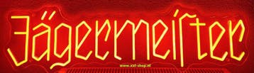 Jagermeister NEON sign bord led lichtbord verlichting lamp r, Verzenden