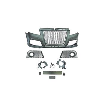 Pare Chocs Frontal Pour Audi A3 8P 08-12 Look Rs3 Chromé +, Verzenden, Nieuw