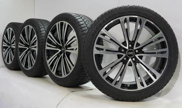 Audi A8 4N 20 inch velgen Goodyear Winterbanden Origineel, Autos : Pièces & Accessoires, Pneus & Jantes, Ophalen of Verzenden