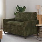 vidaXL bank / zetel Groen 126 x 81 x 87,5 cm Polyester, Verzenden, Nieuw
