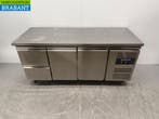 Etabli réfrigéré Ecofrost en acier inoxydable 2 portes et 2, Verzenden