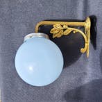 Plafondlamp - Messing, Glas