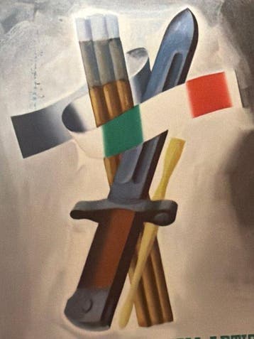 Italië - altr - Italiaanse militaire propagandakaart voor, Gelopen