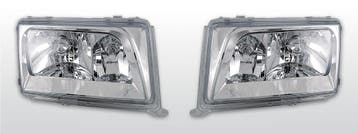 Koplampen | Mercedes 200-Serie W124 1985-1993 | chroom, Auto-onderdelen, Verzenden, Nieuw, Mercedes-Benz
