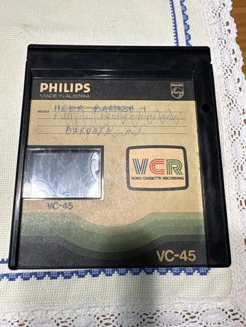 Philips Video Cassette VC-45 Apparatuur voor videobewerking