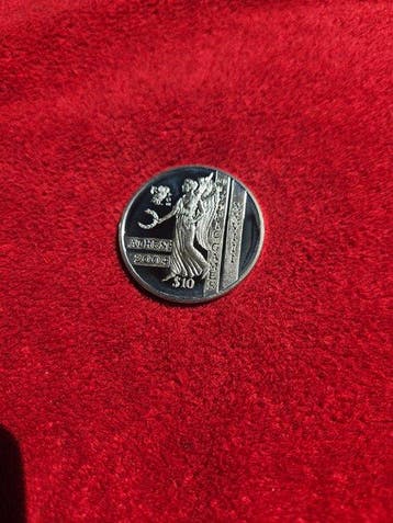 Sierra Leone. 10 Dollars 2003 Olympics Games Athena 2004