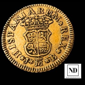 Espagne. Fernand VI. 1/2 Escudo 1749 - Madrid JB