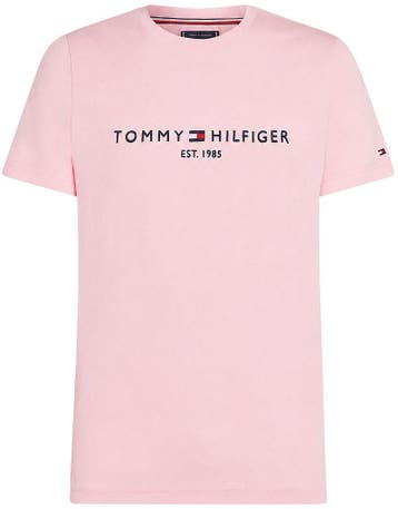 Tommy Hilfiger T-shirt Logo roze maat Maat 52/54 (L) Heren, Kleding | Heren, T-shirts, Maat 52/54 (L), Verzenden, Tommy Hilfiger