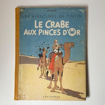 Tintin T9 - Le crabe aux pinces dor (A23) - C - 2e édition, Livres, BD