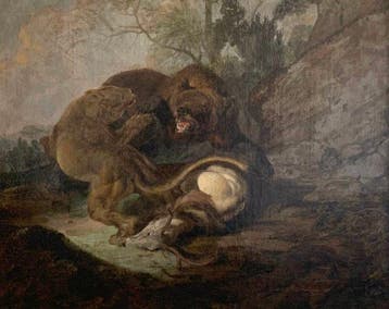 Carl Borromäus Andreas Ruthar (1630-1703) - Un ours et une