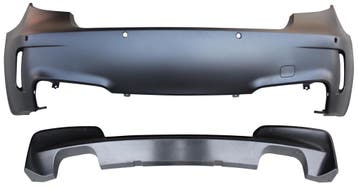 Achterbumper | 1M - Look | geschikt voor BMW 1-serie E81 E87, Auto-onderdelen, Verzenden, Nieuw, BMW