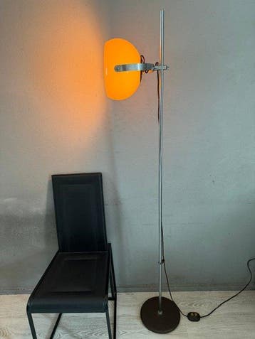 Herda Amsterdam - Space Age - Staande lamp - Metaal, Chroom,