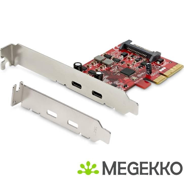 StarTech.com 2-poorts PCIe USB 3.1 kaart 2x USB-C USB 3.1, Informatique & Logiciels, Clés USB, Envoi