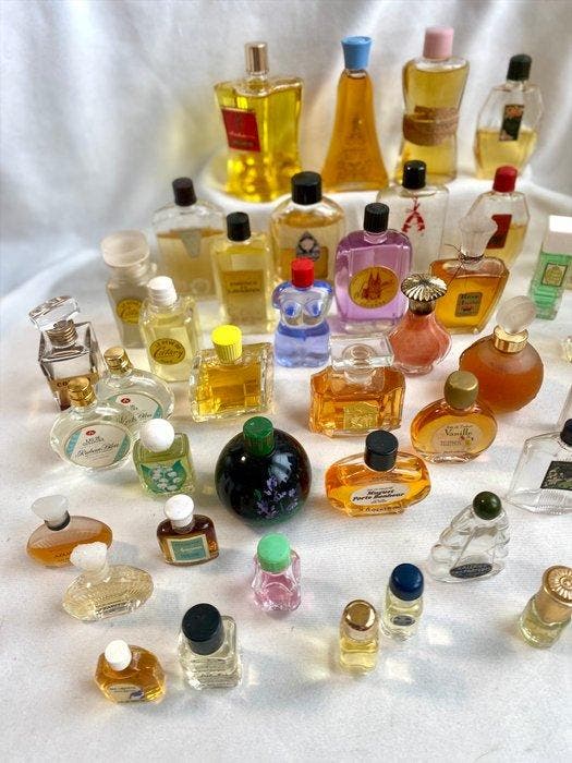Parfumfles (44) - Glas - Vintage miniaturen, Antiek en Kunst, Antiek | Speelgoed