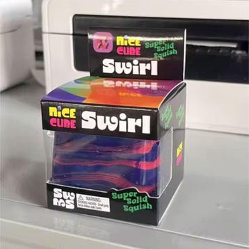 Nice Cube - Kubus Stressbal Knijpspeelgoed - Kneed - Squishy, Verzenden, Nieuw