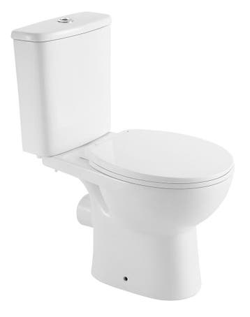 Duoblok Toilet Wiesbaden Brady Staand Rimless PK Met, Doe-het-zelf en Bouw, Ophalen of Verzenden, Nieuw, Overige typen