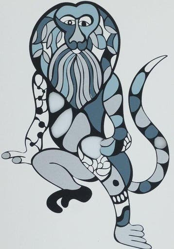 Niki De Saint-Phalle (1903-2002) - Le singe à la grande
