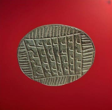 Byzantijns Brons ring - groot - (mogelijk vroege