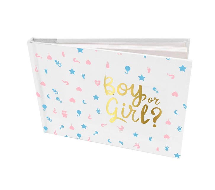 Gender Reveal Boekje, Hobby & Loisirs créatifs, Articles de fête, Envoi