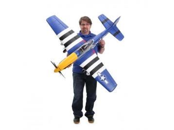 Schaal 1:7 E-Flite EFL01250 P-51D Mustang 1.5m BNF Basic..., Hobby en Vrije tijd, Ophalen of Verzenden, Nieuw, Overige merken