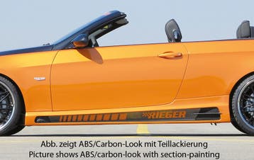 Rieger side skirt | 3-Serie E92: 09.06-02.10 (tot Facelift),, Verzenden, Nieuw, BMW