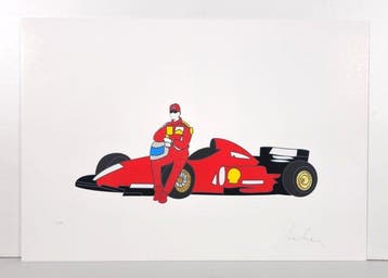 Marco Lodola (1955) - The Red of a Legend, Antiek en Kunst