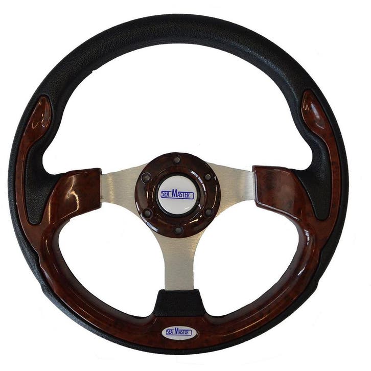 Seamaster Stuurwiel Boot 350mm Houtlook, Watersport en Boten, Accessoires en Onderhoud, Nieuw, Ophalen of Verzenden