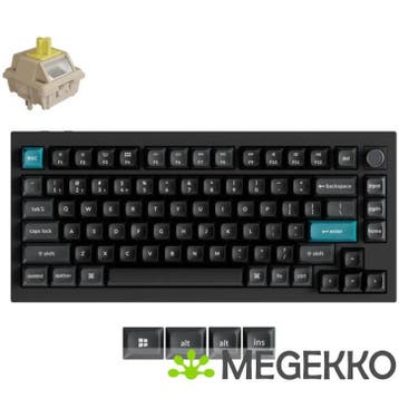 Keychron Q1 Ultra Zwart Banana Switch Draadloos Mechanisch, Verzenden