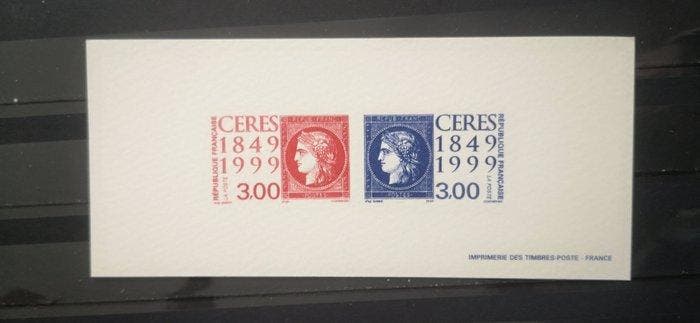 Frankrijk 1999/1999 - Luxueuze proefdruk 1999 van Frankrijk,, Timbres & Monnaies, Timbres | Europe | France