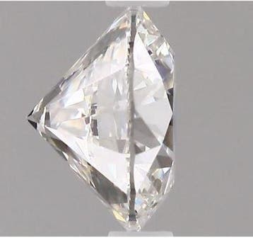 1 pcs Diamant (Natuurlijk) - 1.33 ct - Rond - E - SI1 -, Nieuw