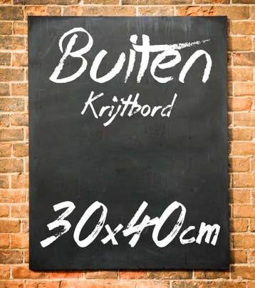 Krijtbord Buiten 30x40 cm Verticaal, Verzenden, Nieuw